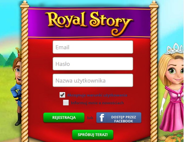 logowanie royal story